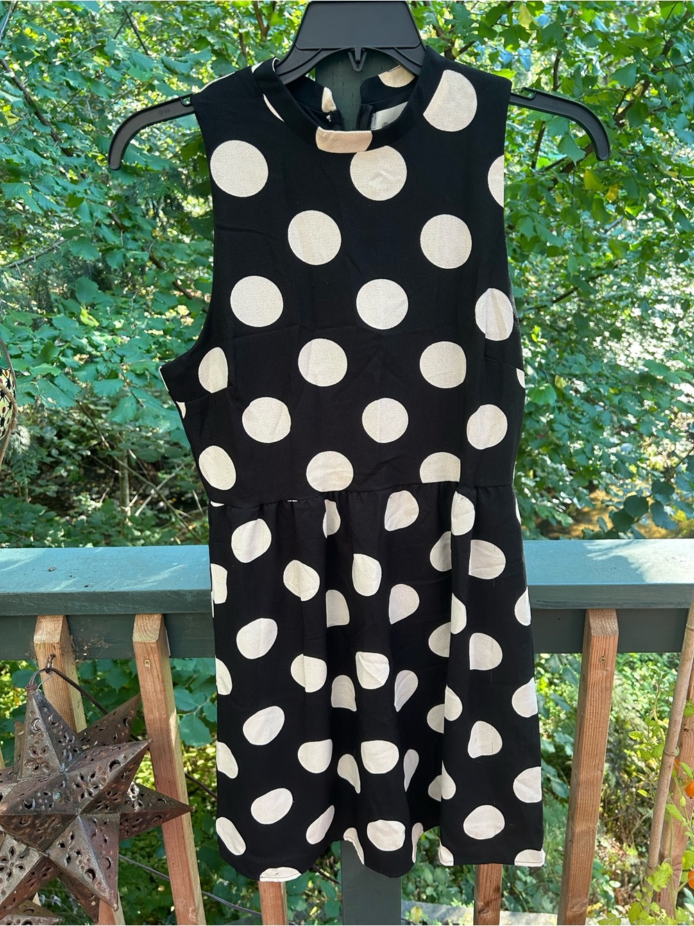 Impeccable Pig Black and White Polka Dot Dress